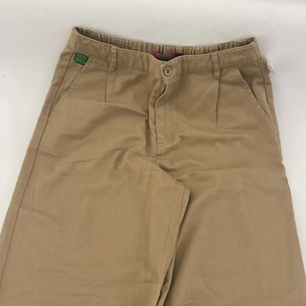 Empyre Tori SK8 Twill Pleated Trouser Incense NWT Skater Large Loose Relax Fit - Picture 3 of 13